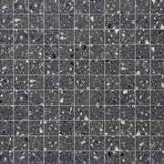 Daltile Poke 3" x 3" Straight Joint Mosaic 12" x 12" Matte Raven Flecks