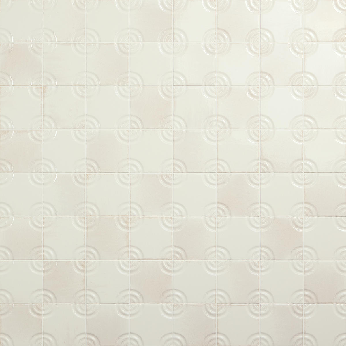 Daltile Relicca 4" x 4" Circle Glossy Deckle