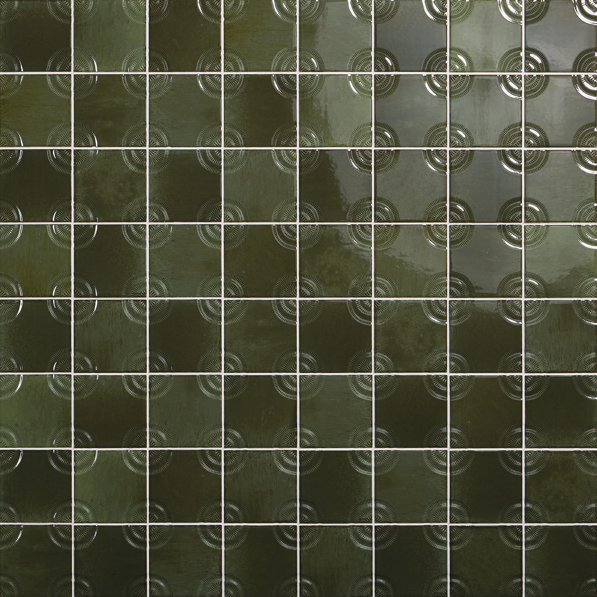 Daltile Relicca 4" x 4" Circle Glossy Nook
