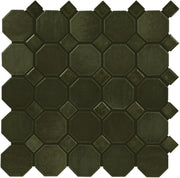 Daltile Relicca 2" Octagon Dot Mosaic 12" x 12" Mixed Nook
