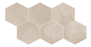 Daltile Scrapbook 8" x 9" Hexagon Cherished Greige