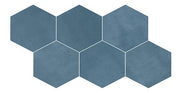 Daltile Scrapbook 8" x 9" Hexagon Keepsake Blue