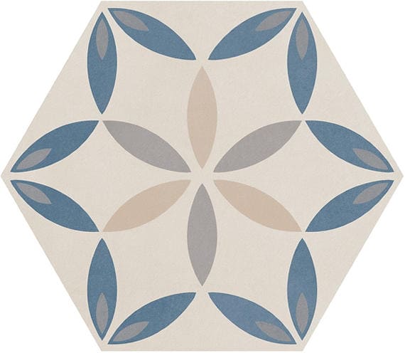Daltile Scrapbook 8" x 9" Hexagon Petal