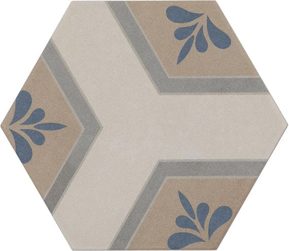 Daltile Scrapbook 8" x 9" Hexagon Quilt