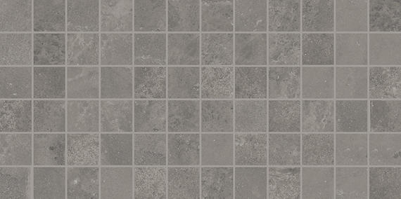 Daltile Platinum 2" x 2" Straight Joint Mosaic 12" x 24" Matte Grey
