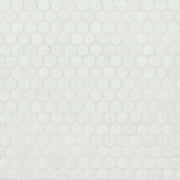 Bedrosians 360 3/4" Penny Rounds Mosaic 12" x 12" Matte White