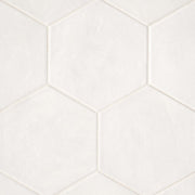 Bedrosians Allora 8.5" x 10" Hexagon White