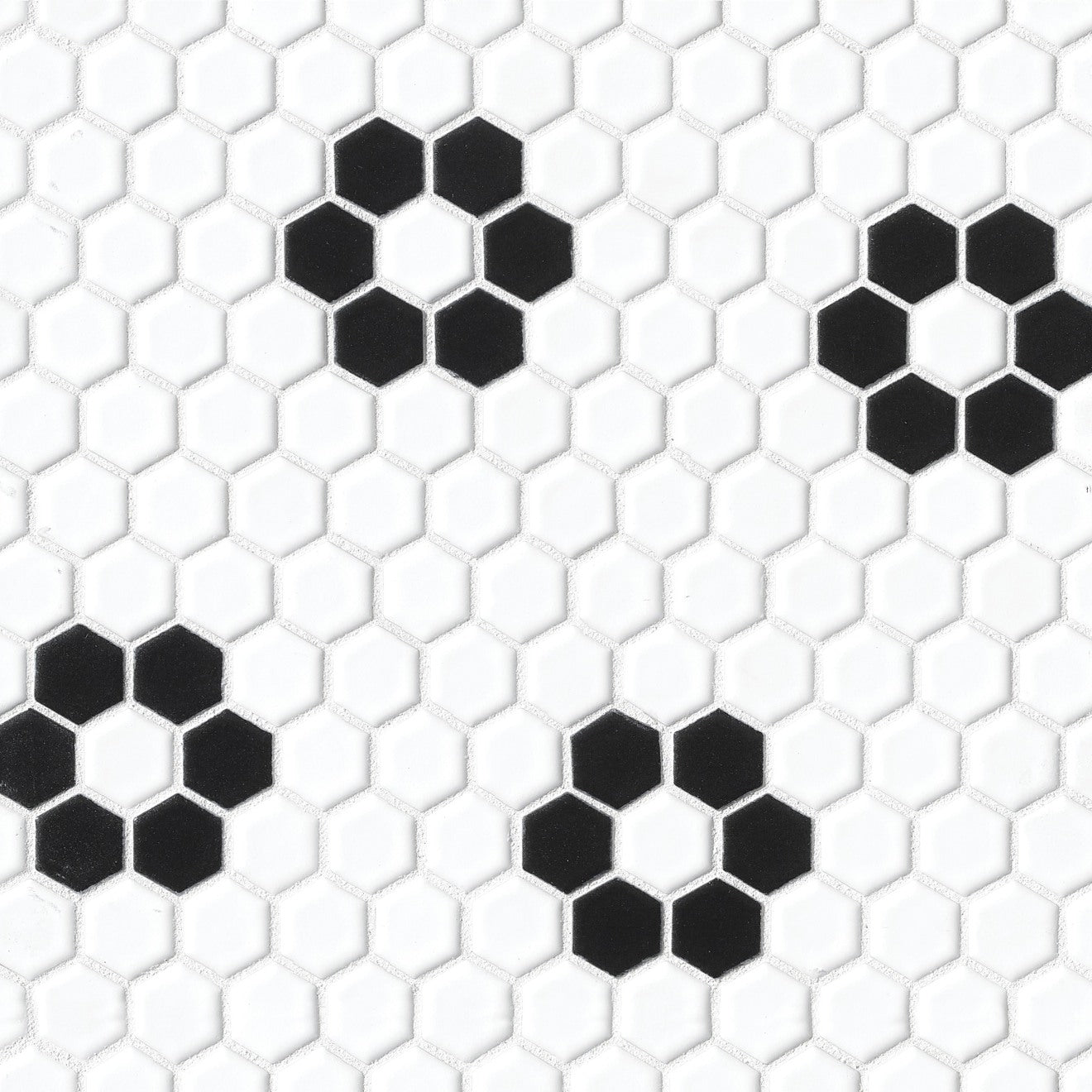 Bedrosians Le Cafe 1" x 1" Deco Design Mosaic Deco Design 2