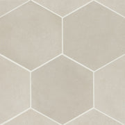 Bedrosians Makoto 10" x 11.5" Hexagon Matte Kumo Grey