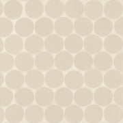 Bedrosians Makoto 10" x 10" Round Matte Tatami Beige
