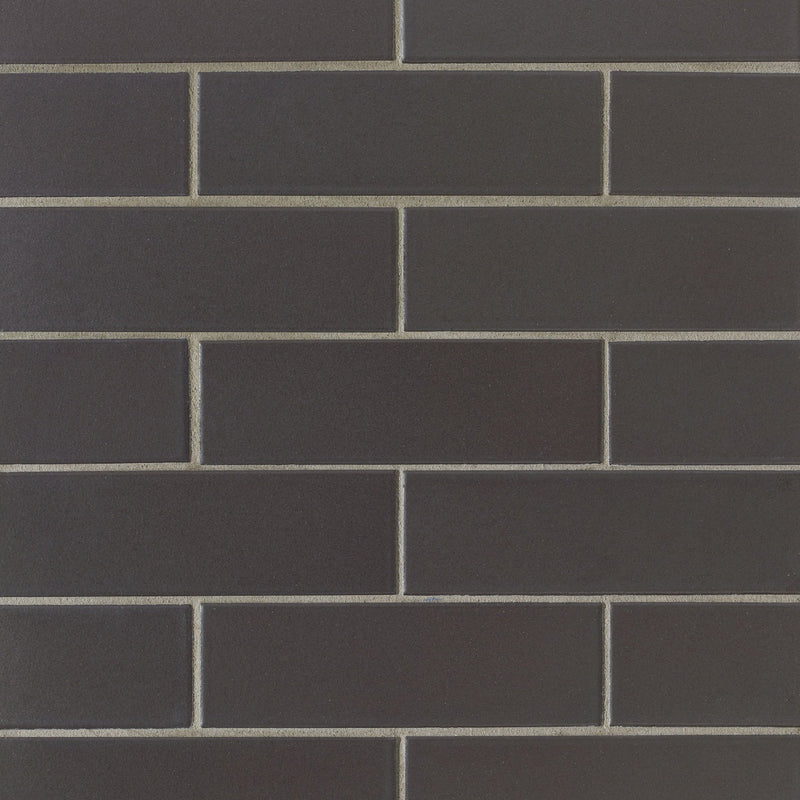 Bedrosians Zenia 2" x 6" Mosaic 11.5" x 11.25" Matte Gravity