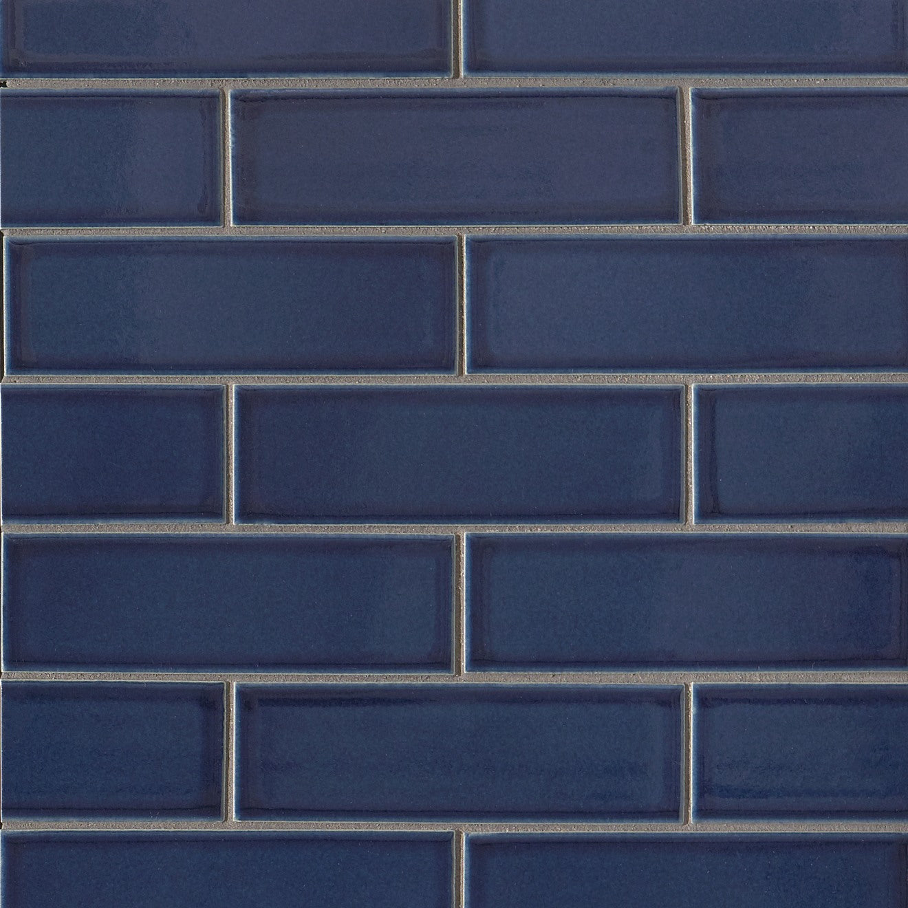 Bedrosians Zenia 2" x 6" Mosaic 11.5" x 11.25" Glossy Tide