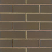 Bedrosians Zenia 2" x 6" Mosaic 11.5" x 11.25" Matte Umbra