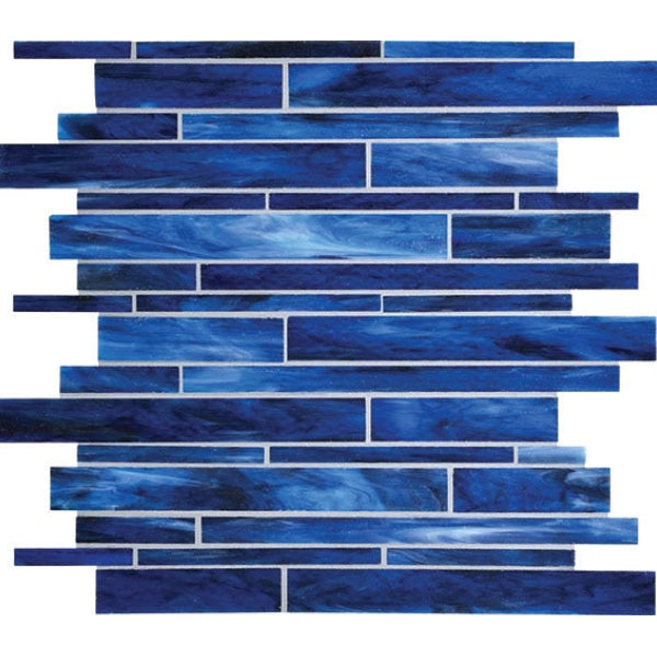 Daltile Serenade 12" x 12" Random Interlocking Memphis Blues