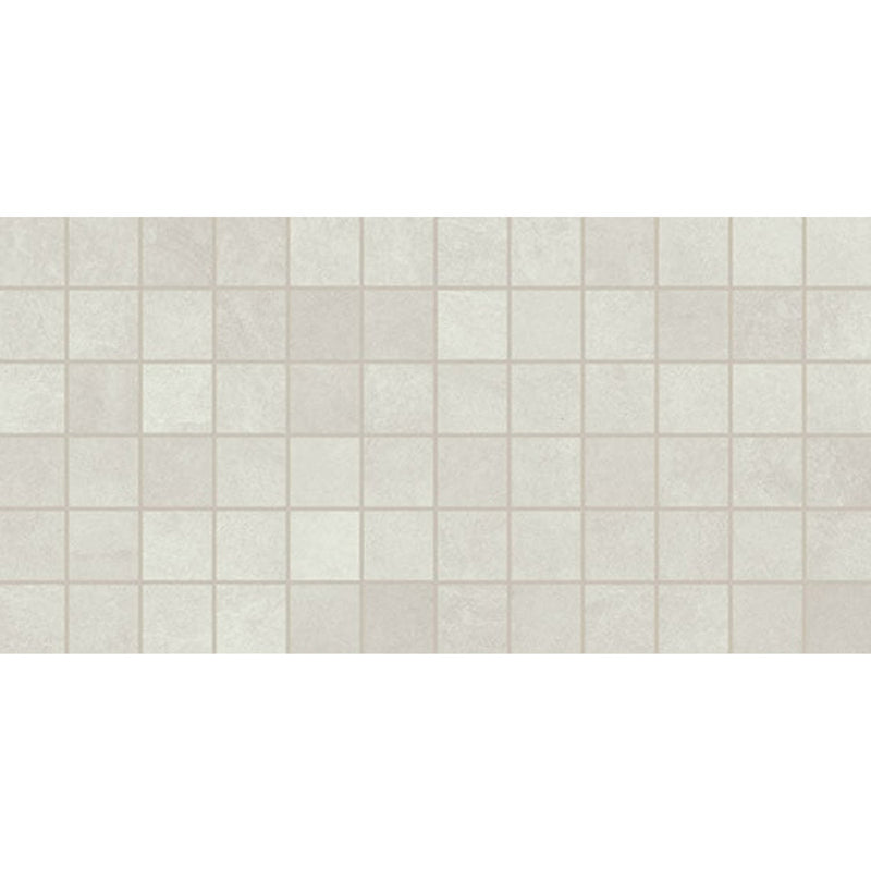 Daltile Slate Attache 2" x 2" Straight Joint Mosaic 12" x 24" Meta White