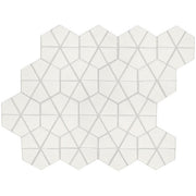 Daltile Stage Craft 6" x 6" Mosaic 12" x 15" Glossy Arctic White