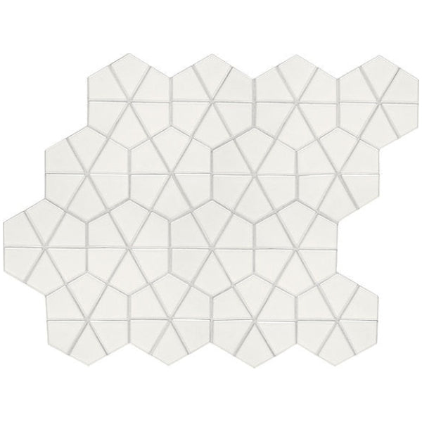 Daltile Stage Craft 6" x 6" Mosaic 12" x 15" Matte Matte Arctic White