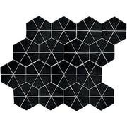 Daltile Stage Craft 6" x 6" Mosaic 12" x 15" Matte Matte Black
