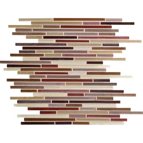 Daltile Caprice 12" x 12" Random Interlocking Crimson Blend
