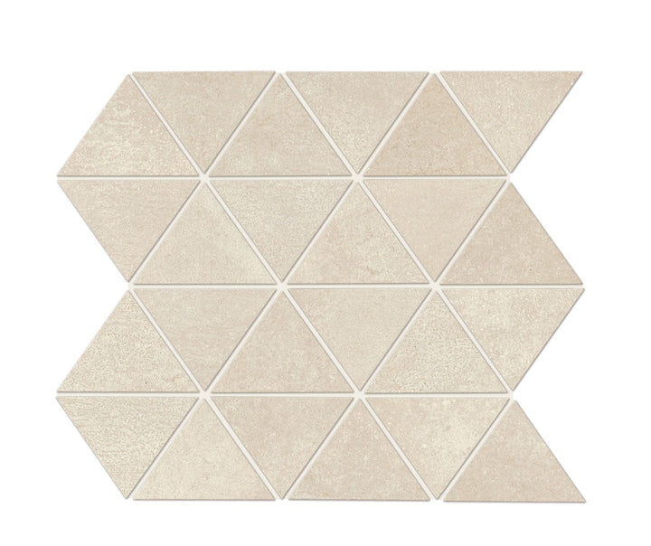 Daltile Chord 3" x 3" Mosaic 12" x 15" Sonata White