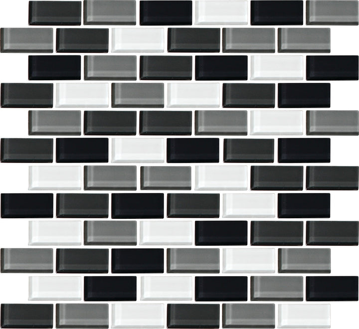Daltile Color Wave 2" x 1" Mosaic 13" x 14" Evening Mixer