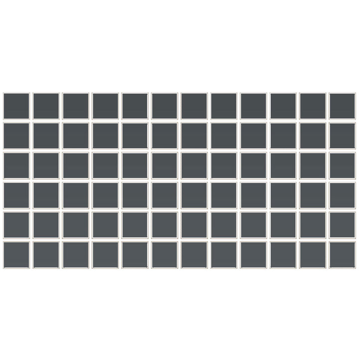 Daltile Color Wheel Mosaic 2" x 2" Straight Joint Mosaic 12" x 24" Matte Matte Chalkboard