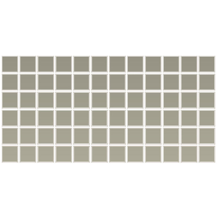 Daltile Color Wheel Mosaic 2" x 2" Straight Joint Mosaic 12" x 24" Matte Matte Architectural Gray