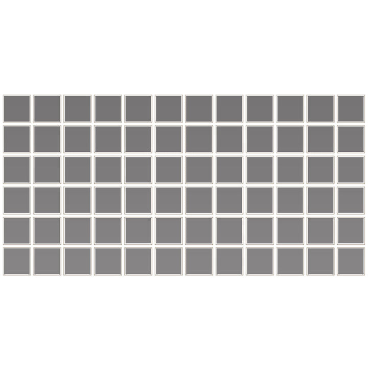 Daltile Color Wheel Mosaic 2" x 2" Straight Joint Mosaic 12" x 24" Matte Matte Suede Gray