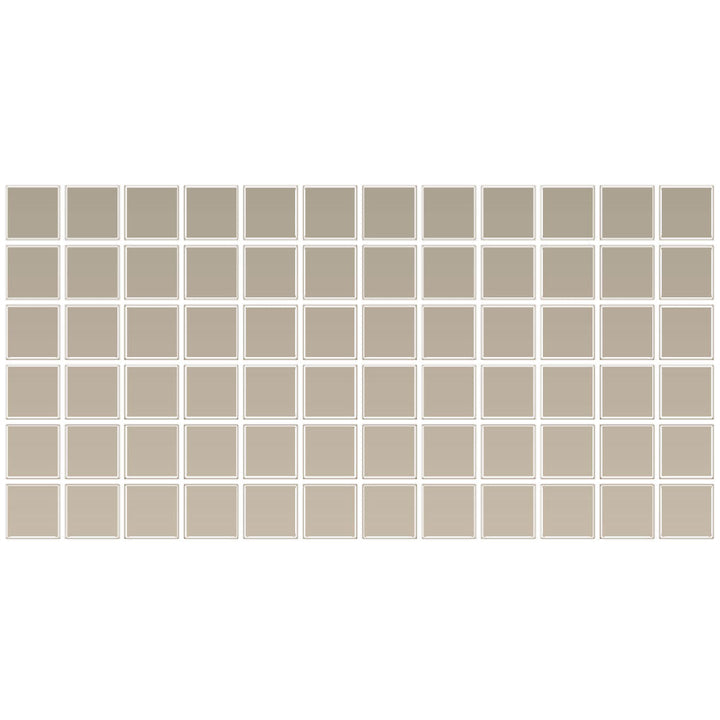 Daltile Color Wheel Mosaic 2" x 2" Straight Joint Mosaic 12" x 24" Matte Matte Urban Putty
