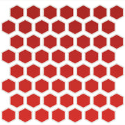 Daltile Color Wheel Mosaic 1.5" Hexagon Glossy Currant