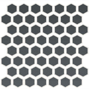 Daltile Color Wheel Mosaic 1.5" Hexagon Glossy Chalkboard