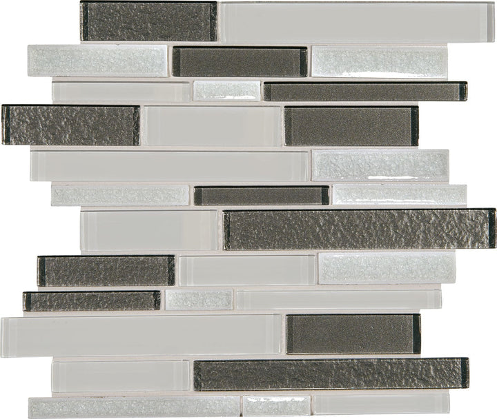 Daltile Crystal Shores 12" x 14" Mosaic Random Interlocking Diamond Delta