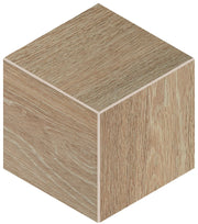 Daltile Emerson Wood 12" x 12" 3D Cube Mosaic 12" x 12" Butter Pecan