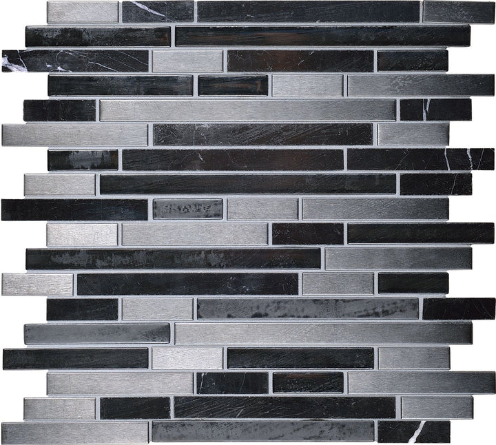 Daltile Endeavors 12" x 12" Mosaic Random Mystic Blend