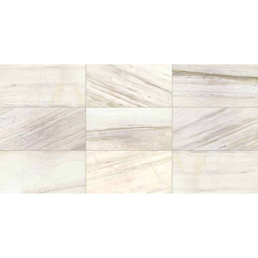 Daltile Fonte 12" x 24" Honed Pier White