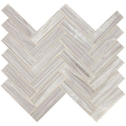 Daltile Fonte 1" x 4" Herringbone Mosaic 11" x 7" Nautical Grey