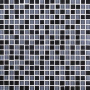 Daltile Granite Radiance 0.62" x 0.62" Straight Joint Mosaic 12" x 12" Absolute Blk Bl