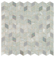 Daltile Fanfare Interstellar 1" x 1" Diamond Mosaic 13" x 12" Mother Of Pearl