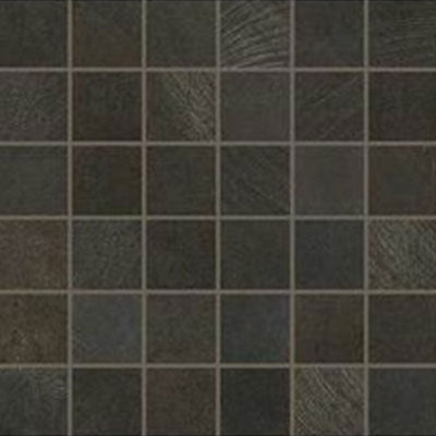 Daltile Ironcraft 2" x 2" Straight Joint Mosaic 12" x 12" Sable Black