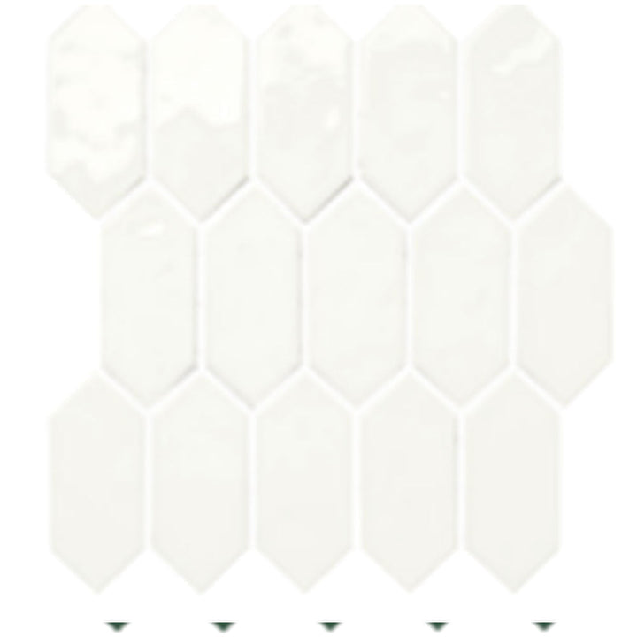Daltile Mythology 2" x 5" Picket Mosaic 11" x 12" Santorini