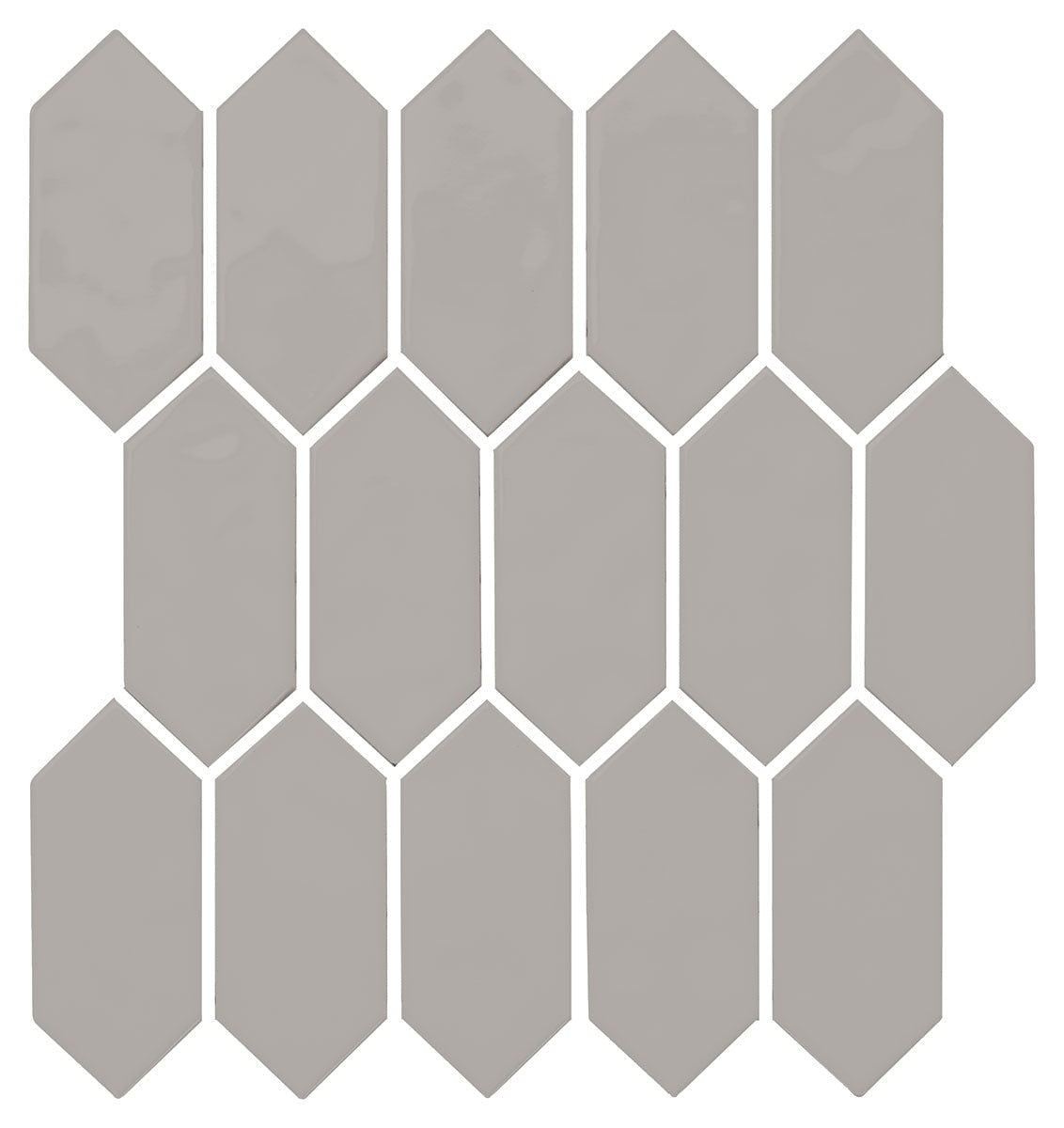 Daltile Mythology 2" x 5" Picket Mosaic 11" x 12" Harmonia