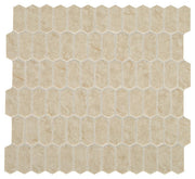 Daltile Fanfare Statuette 1" x 2" Picket Mosaic 12" x 12" Harbor Beige