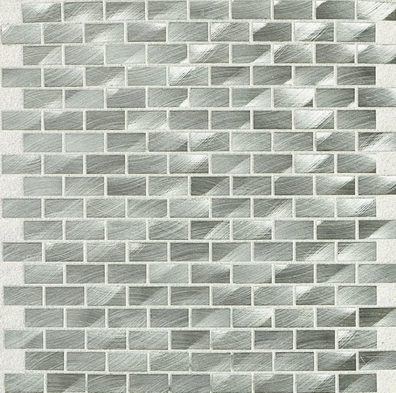 Daltile Anthology 0.5" x 1" Brick Joint Mosaic 12" x 12" Steel
