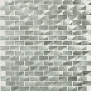 Daltile Anthology 0.5" x 1" Brick Joint Mosaic 12" x 12" Steel