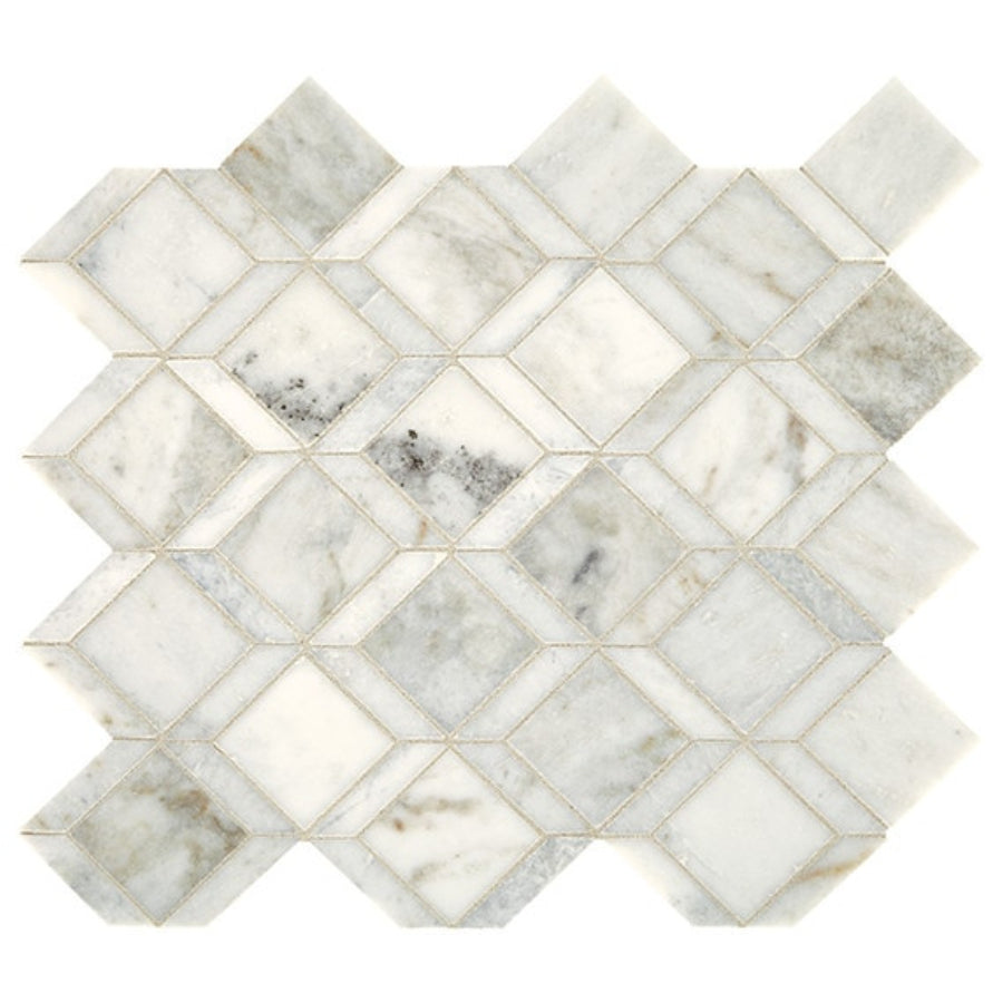 Daltile Sublimity 13" x 11" Balance Daphne White