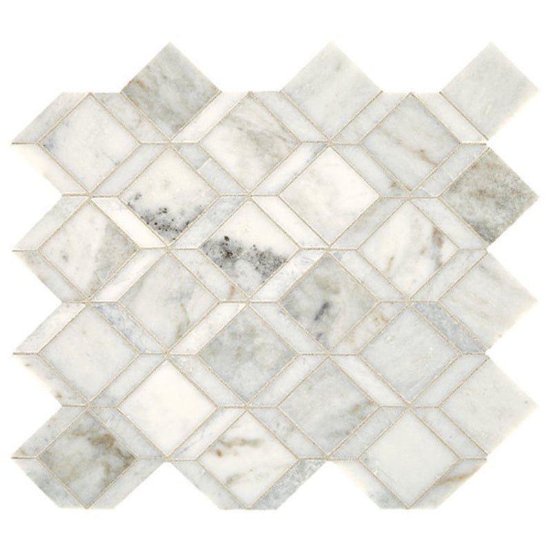 Daltile Sublimity 13" x 11" Balance Daphne White