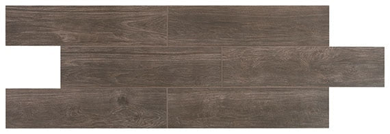Daltile Willow Bend 6" x 36" Smoky Brown