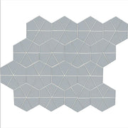 Daltile Stage Craft 6" x 6" Mosaic 12" x 15" Glossy Desert Gray