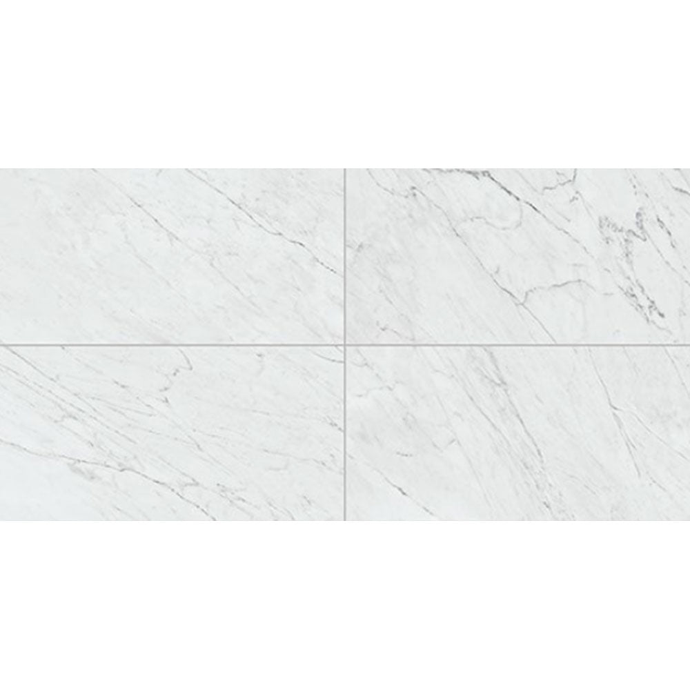 Daltile Marble Attache Lavish 12" x 24" Matte Diamond Carrara
