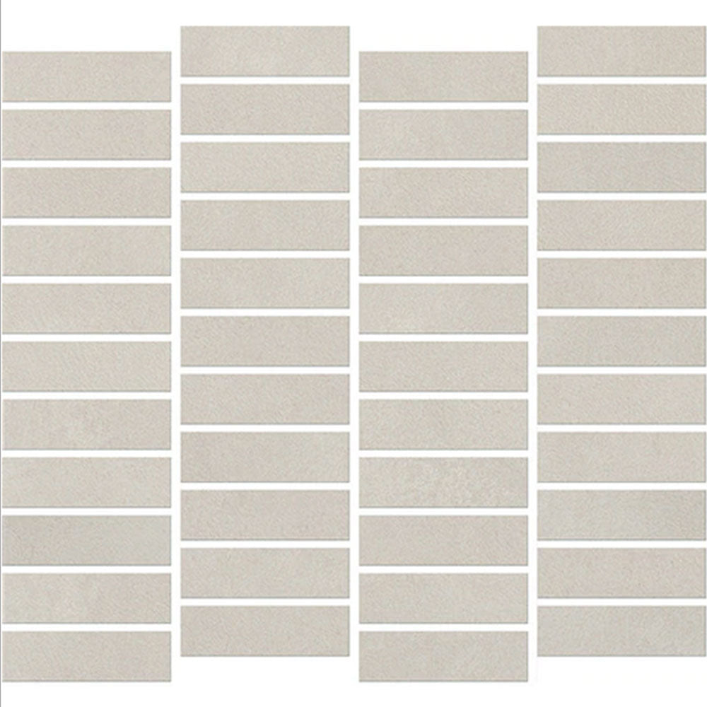 Daltile Rigid Clay 1" x 3" Off Set Mosaic 12" x 12" Dune